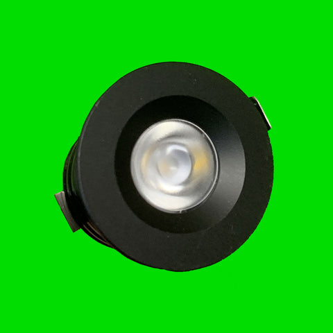 Minos 2 - 3W Black Mini Down Light