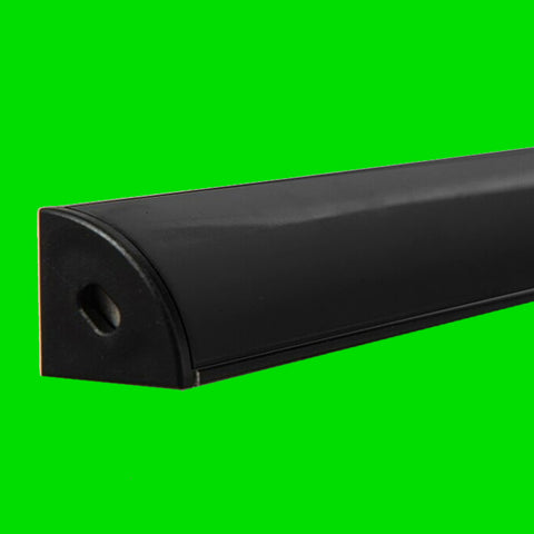 Black LED Corner Profile LP006 Ultra Bright 2216 - Made to Measure Linear Lighting