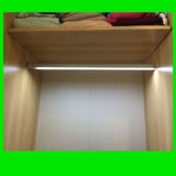 LED Wardrobe Lights - 9.6W 120 LEDs - Bespoke lengths PIR to Right -12V - Eden illumination - Kitchen Lighting & Commercial Lighting